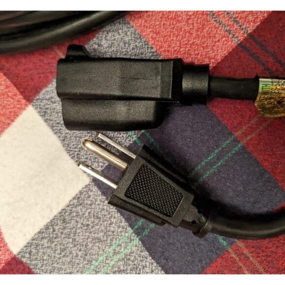 New 50 Ft Outdoor Extension Cord - 16/3 SJTW Black Electrical Cable - Picture 2 of 3